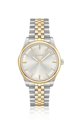 Graceful two-tone watch