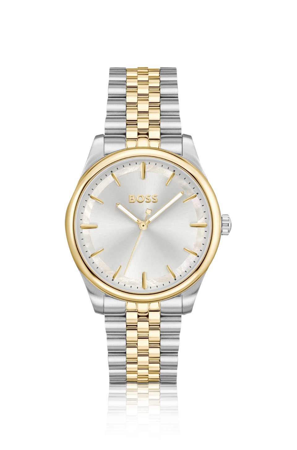 Graceful two-tone watch