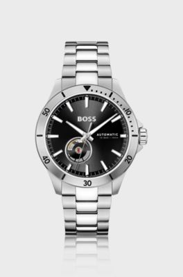 TROPER AUTOMATIC Stainless-steel watch with Japanese automatic movement, Silver