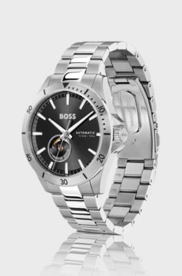 TROPER AUTOMATIC Stainless-steel watch with Japanese automatic movement, Silver