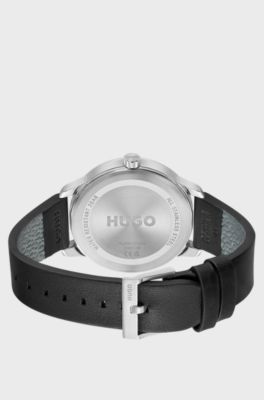 Stainless-steel watch, Black