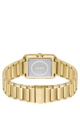 Hugo Gold-tone watch analoga klockor herr – bild 2