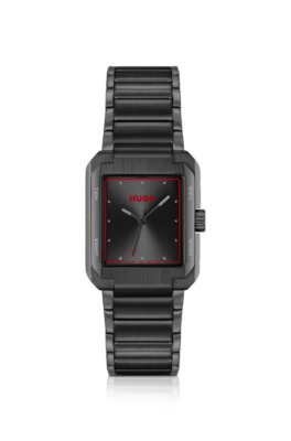 Black-steel watch