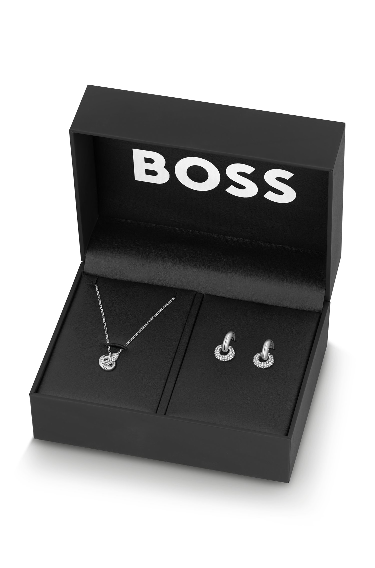 Boss Gift-boxed necklace and earrings set halsband dam