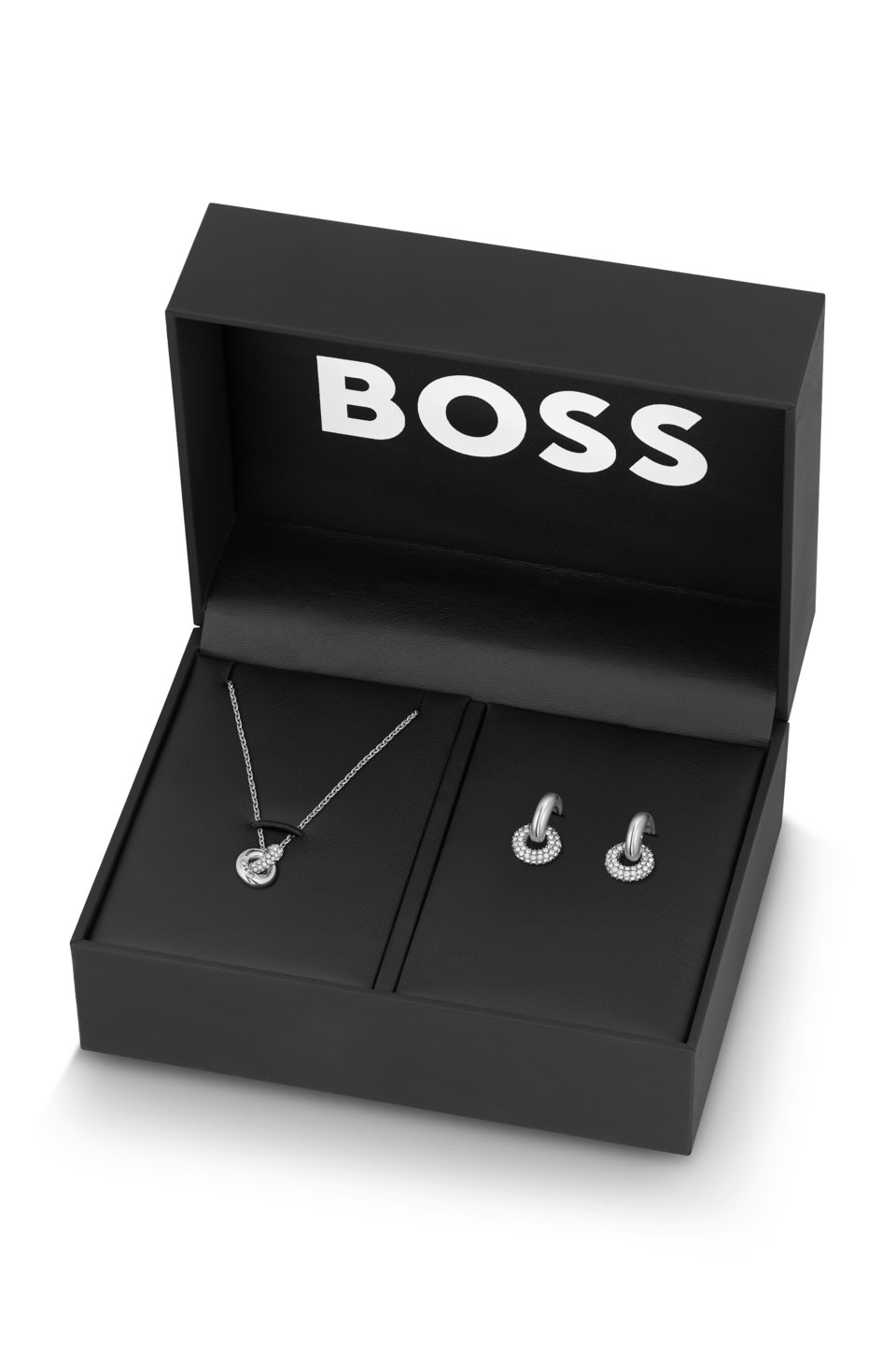 Gift-boxed necklace and earrings set