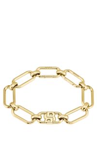 Gold-tone bracelet with Double B monogram, Goudkleurig