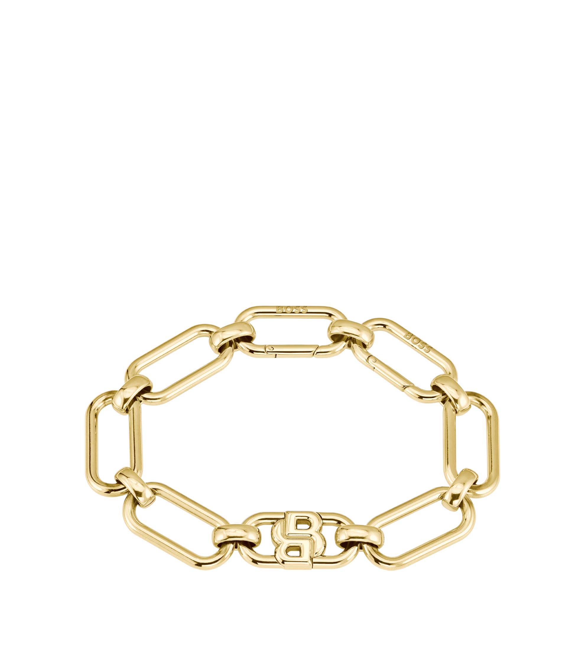 Goldfarbenes Armband mit Double-B-Monogramm