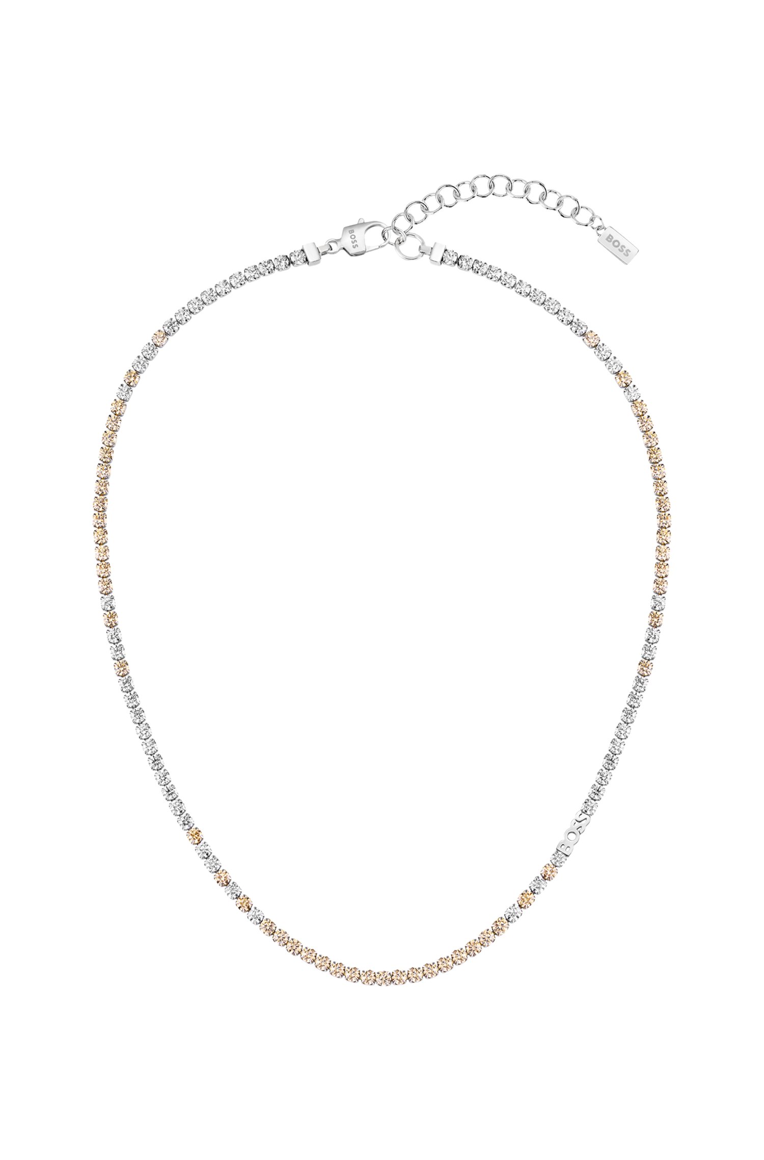 Boss Mixed-crystal necklace halsband dam