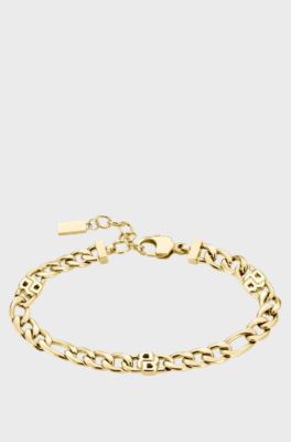 Gold-tone bracelet with Double B monograms, Gold tone