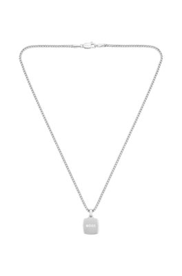 Collier chaîne avec pendentif réversible