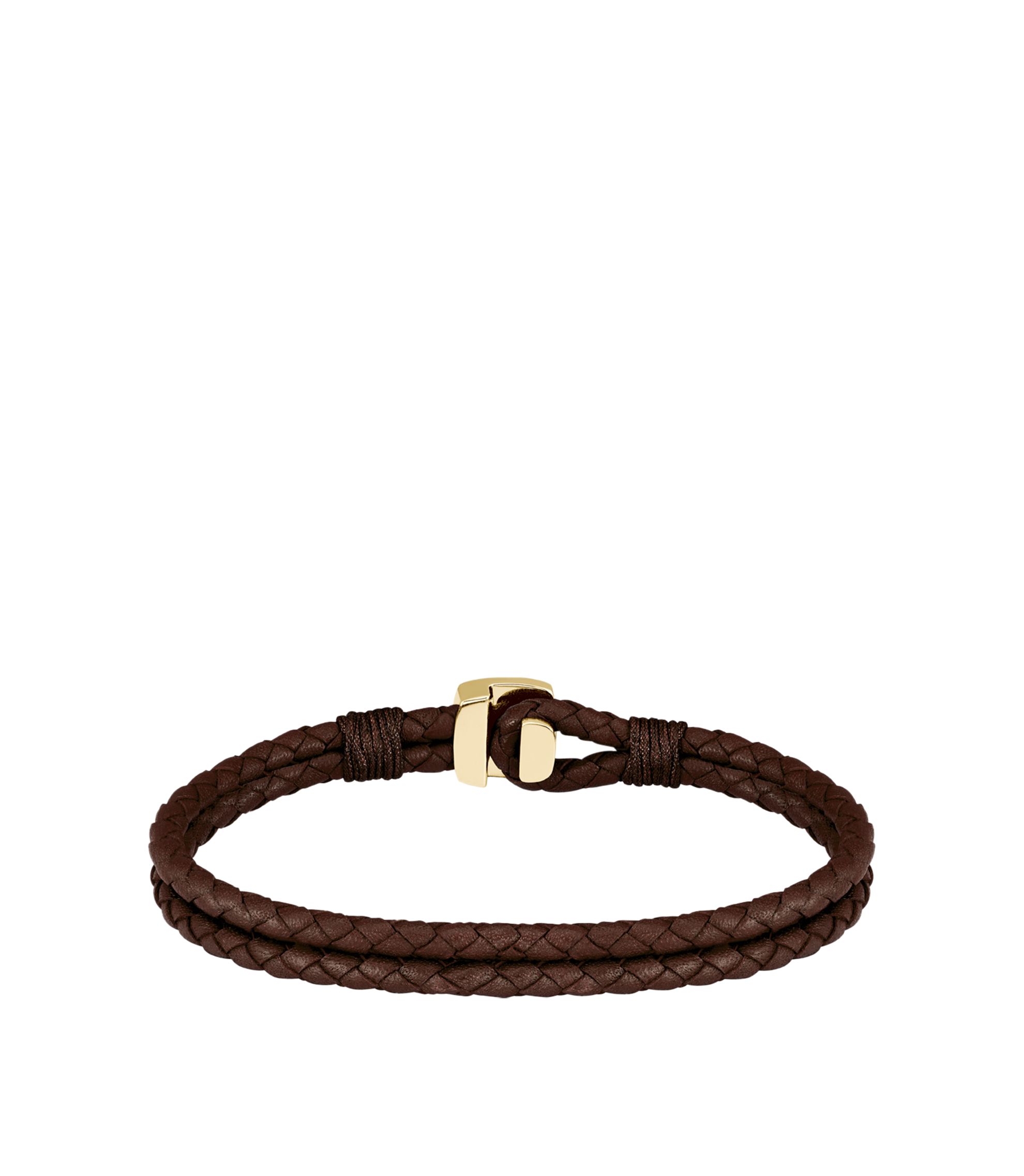 BOSS Jewelry - Bracciale Donna Collezione HONEY, Acciaio Con Rivestimento Oro Giallo, Forma Cuore, 160mm + Estensore 25mm