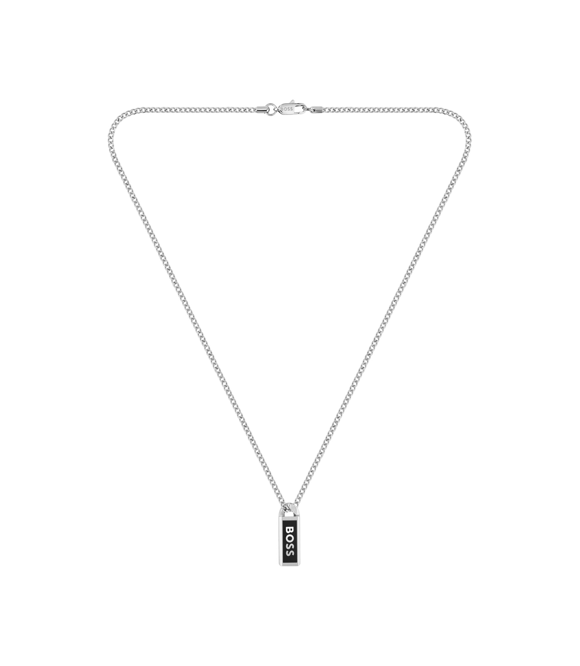 Halskette mit Logo-Plakette