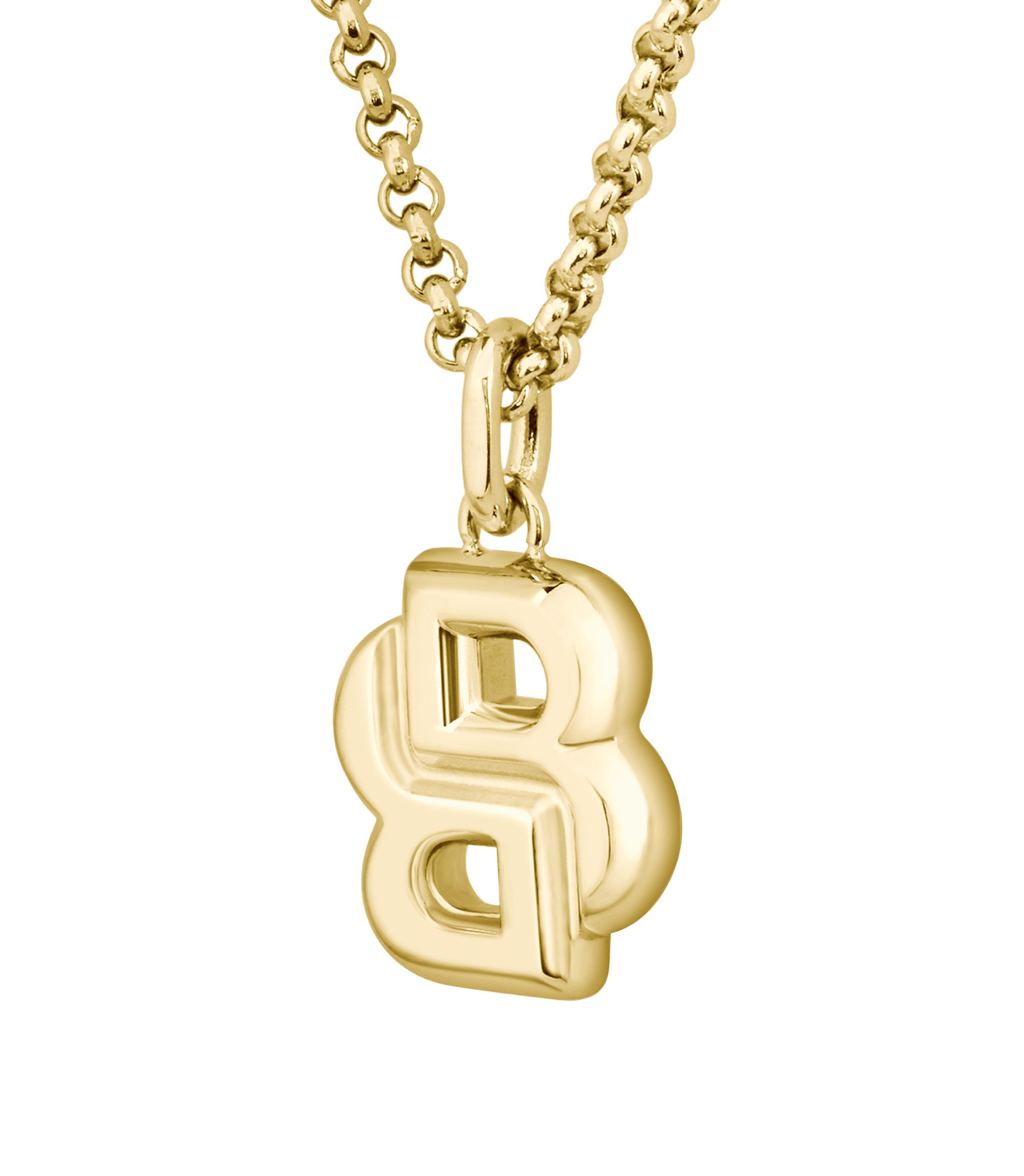 BOSS - Collier doré avec pendentif en strass
