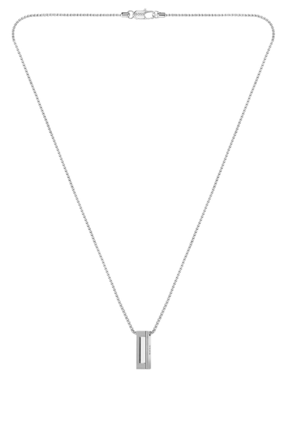 Brushed and polished necklace