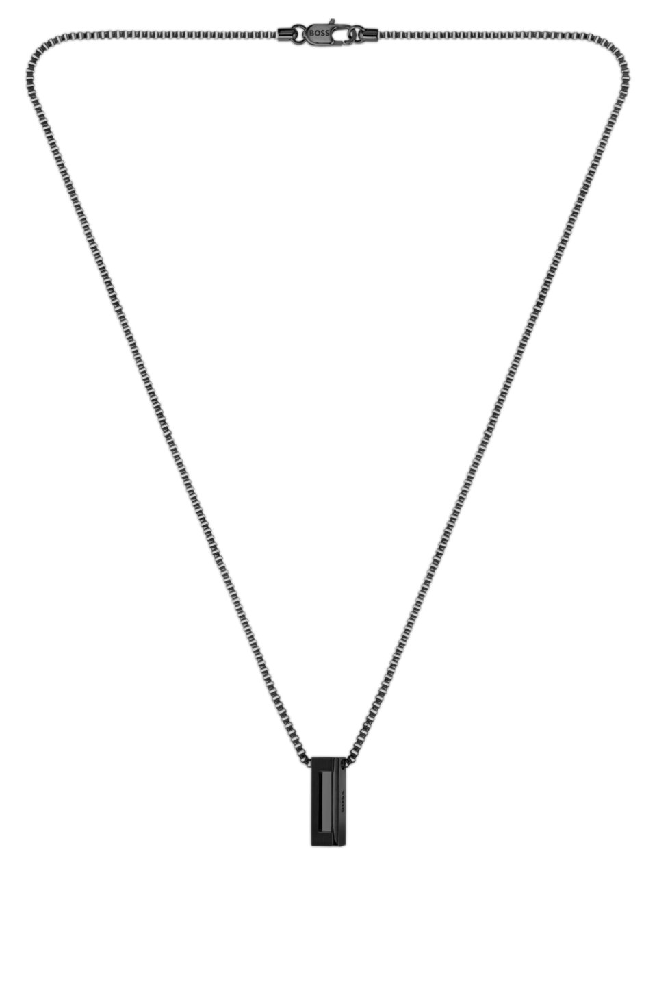 Brushed and polished necklace