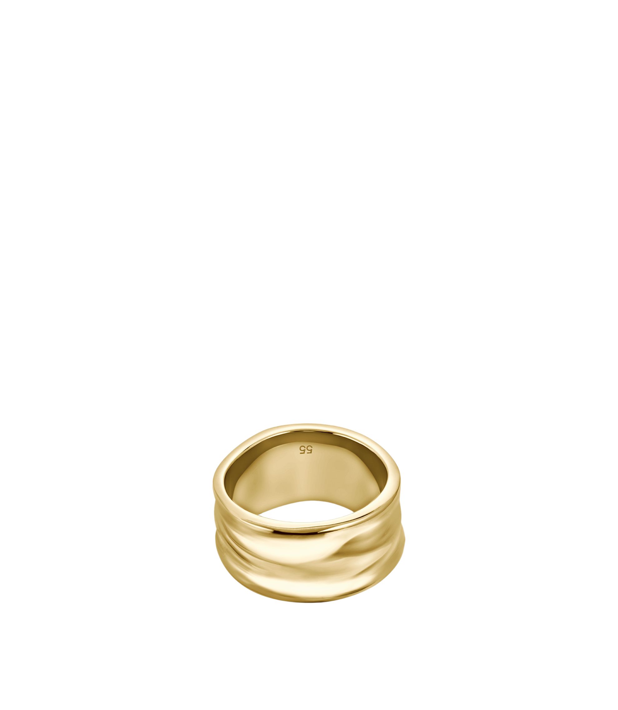 Ring mit Wellen-Design