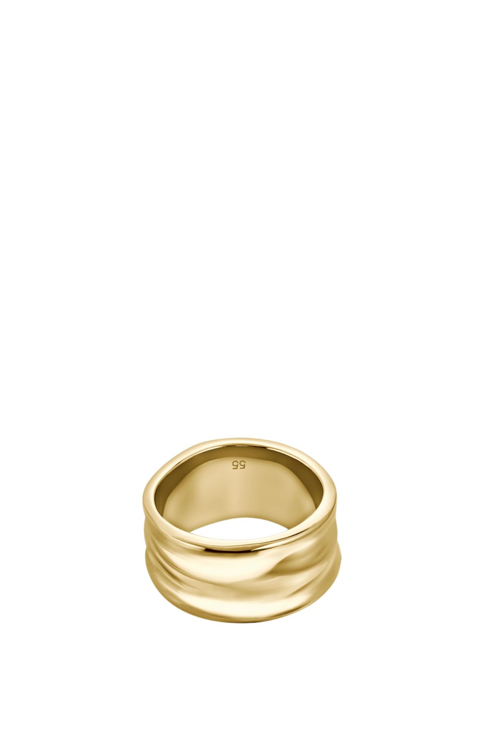 Ring with ripple design