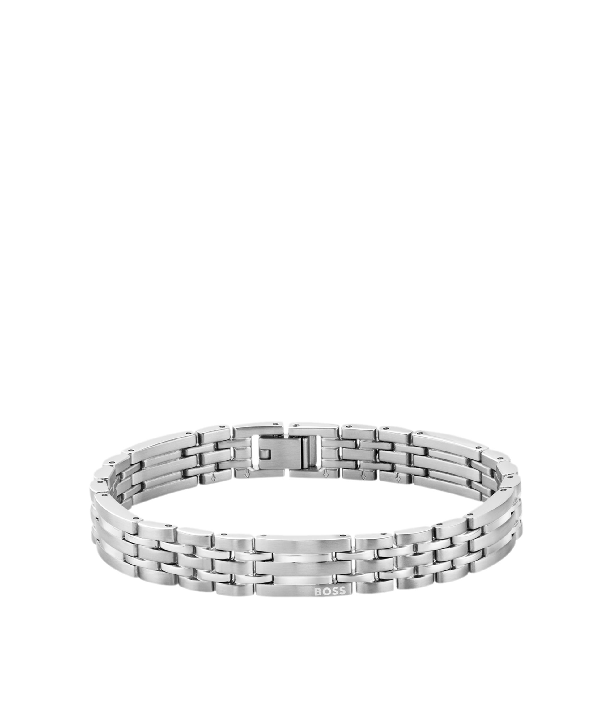 Silberfarbenes Armband mit Gliederkette