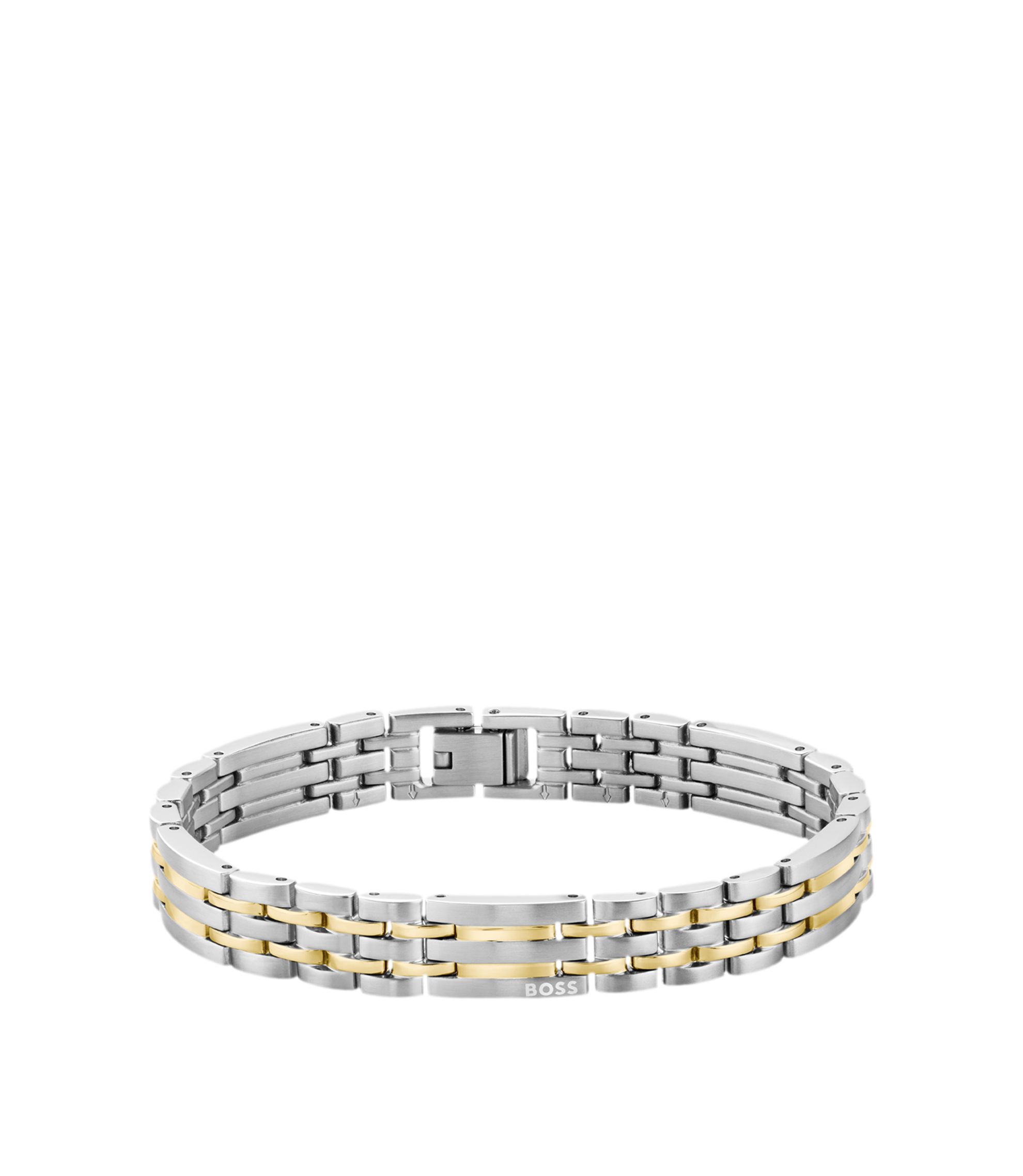 Zweifarbiges Armband mit mehrgliedrigem Design