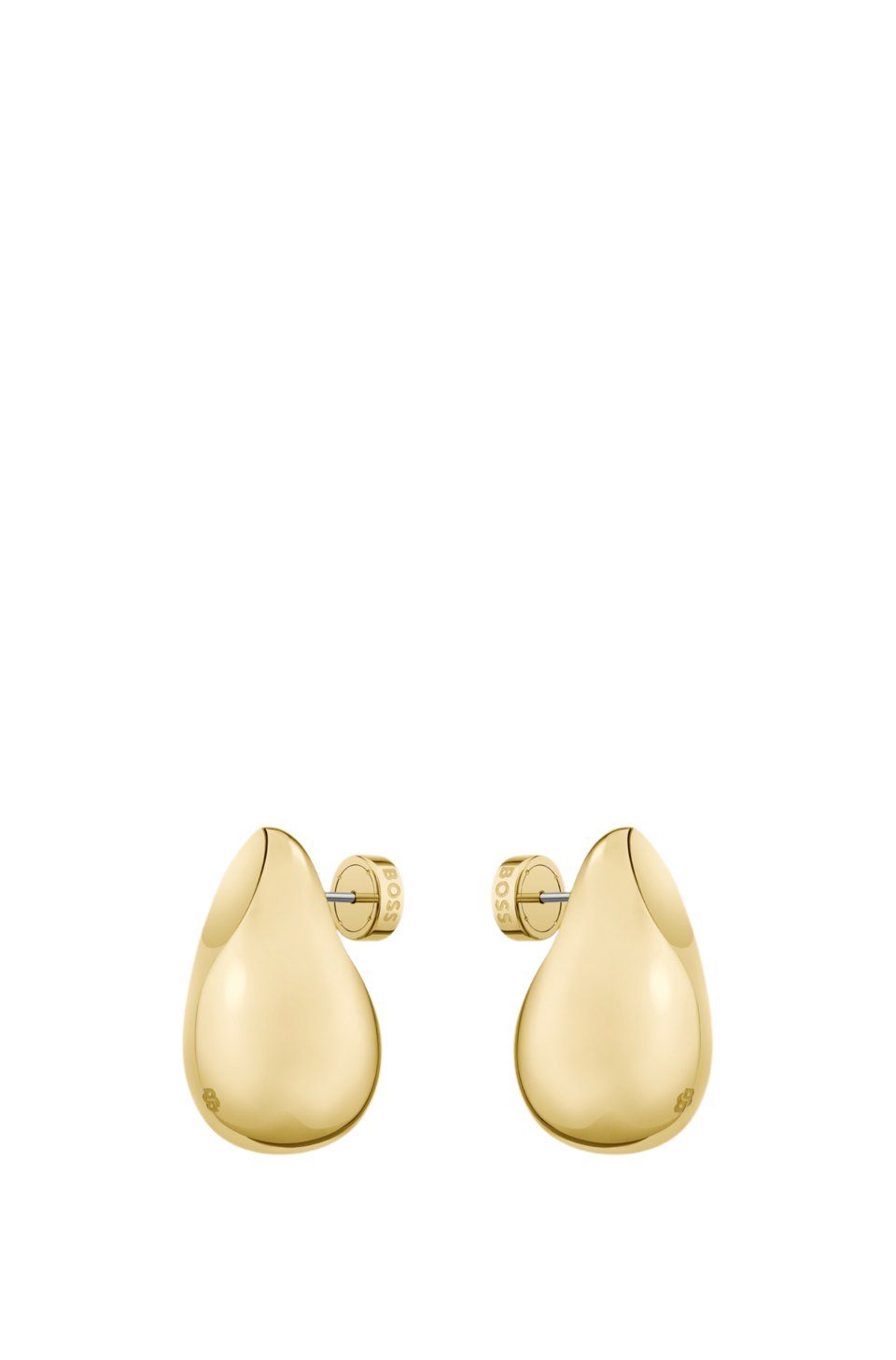 Gold-tone earrings with drop design