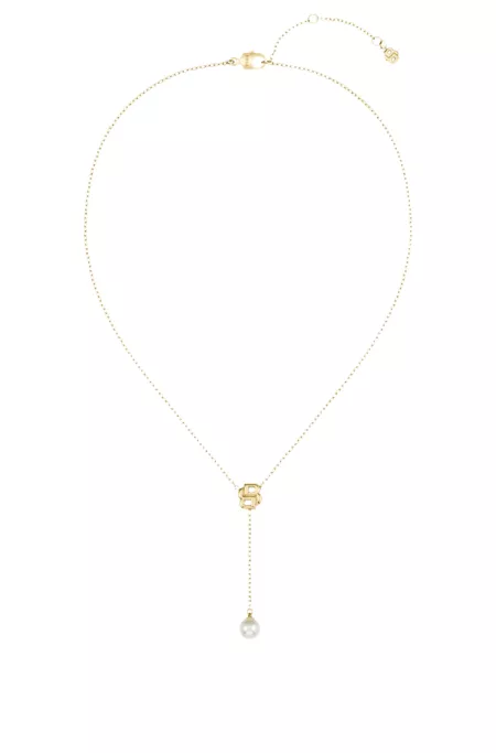 Gold-tone necklace with Double B monogram