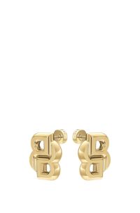 A versatile pair of earrings for women, Gold tone