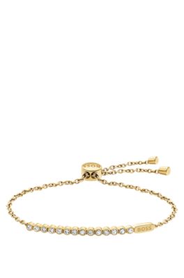 A sophisticated bracelet for any occasion, Gold tone