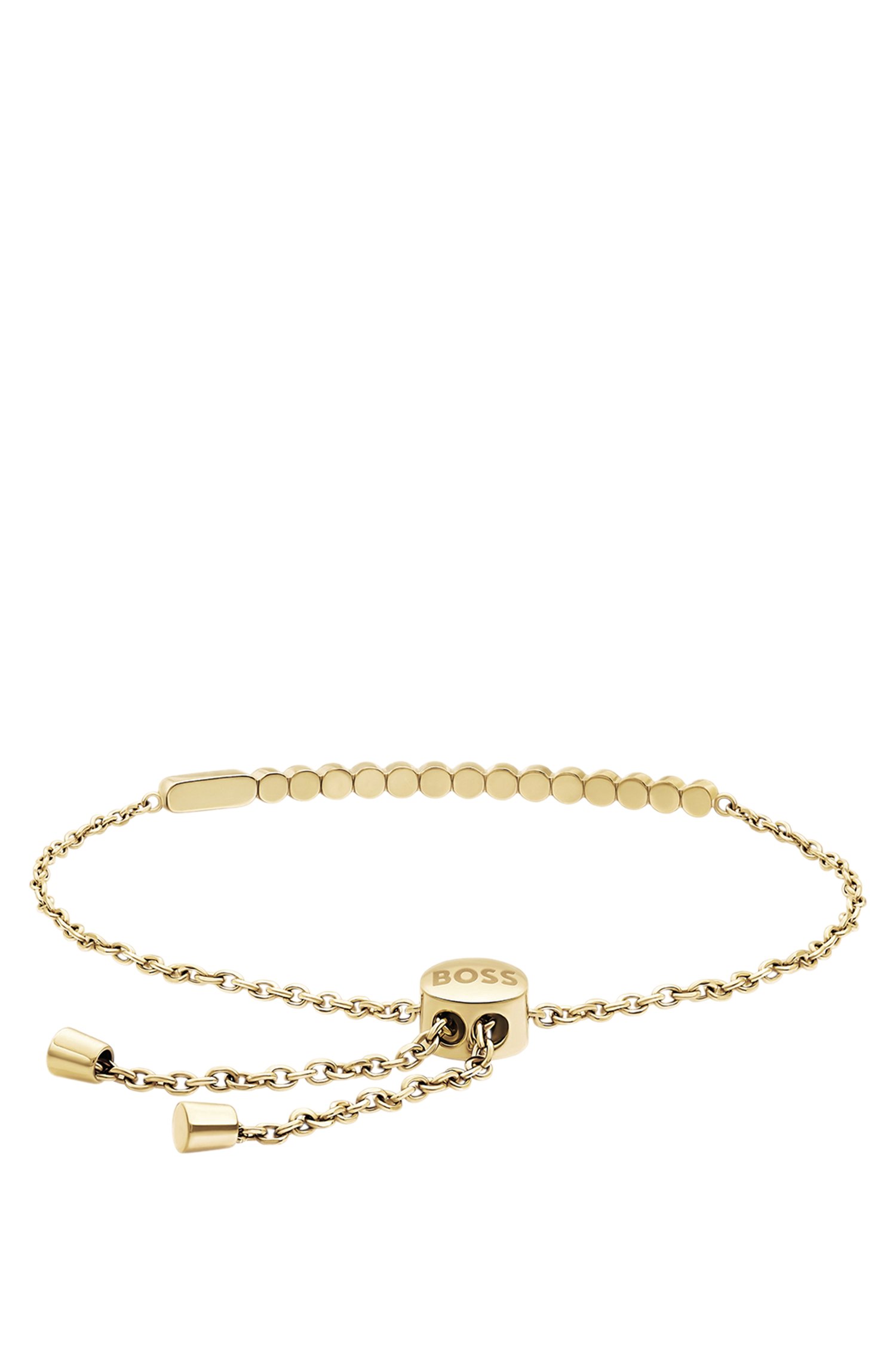 Boss Crystal-embellished bracelet in a light-yellow-gold tone armband dam – bild 2