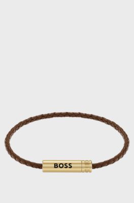 Men's bracelet for smart and casual wear, Brown