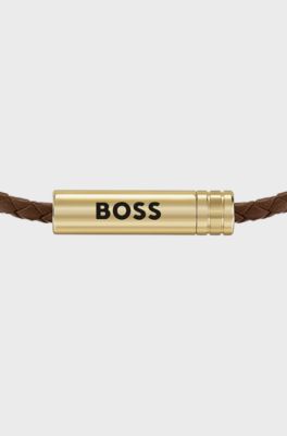 Men's bracelet for smart and casual wear, Brown