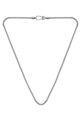 Modern necklace for everyday style, Silver tone
