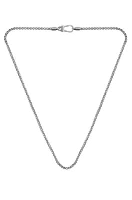 Boss Silver-tone chain necklace with antique finish halsband herr – bild 3