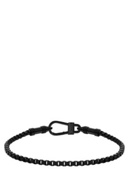 Men's bracelet for a sophisticated finish, Black