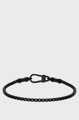 Men's bracelet for a sophisticated finish, Black