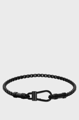 Men's bracelet for a sophisticated finish, Black