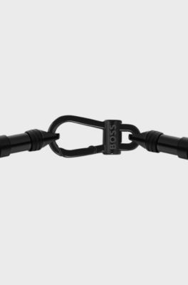 Men's bracelet for a sophisticated finish, Black