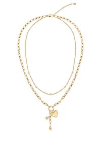 Sophisticated necklace with a polished finish, Goudkleurig