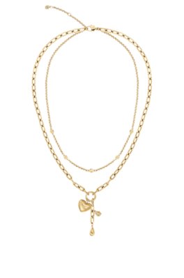 Boss Sophisticated necklace with a polished finish halsband dam – bild 2
