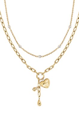 Boss Sophisticated necklace with a polished finish halsband dam – bild 3