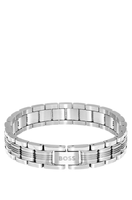 Modern bracelet with understated brand details