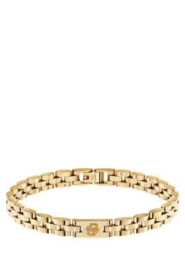 Contemporary bracelet for a modern finish, Gold tone