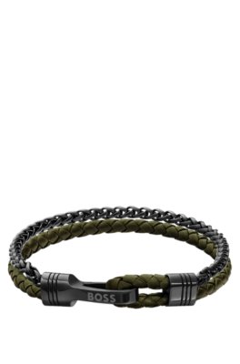 Sleek bracelet with polished hardware details