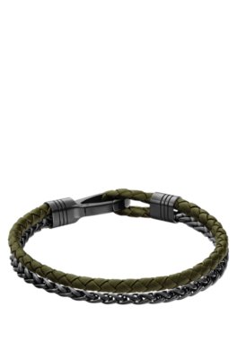 Boss Sleek bracelet with polished hardware details armband herr – bild 3