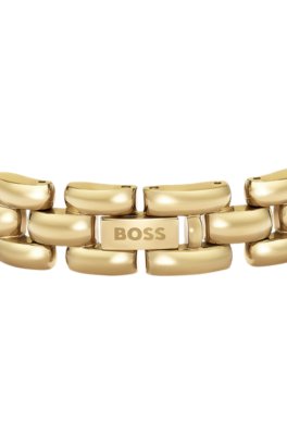 Boss Polished bracelet with engraved logo detail armband dam – bild 3