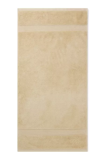 Serviette de toilette à logo en coton de la mer Égée