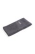 Finest Egyptian cotton hand towel with logo border, Anthracite