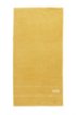 Finest Egyptian cotton hand towel with logo border, Yellow