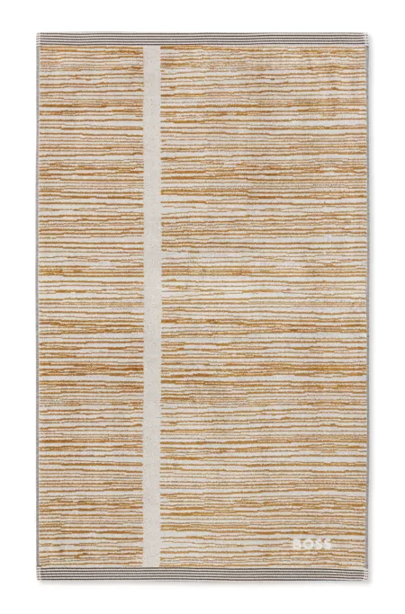 Serviette en velours de coton à motif jacquard