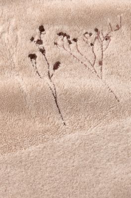 Serviette de toilette en coton, Beige