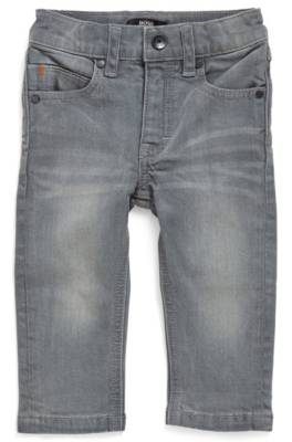 Jean pour enfant en denim stretch gris